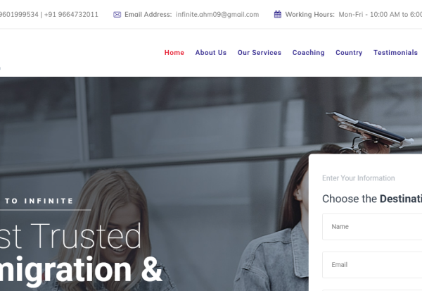 Infinite – Education and Immigration Services