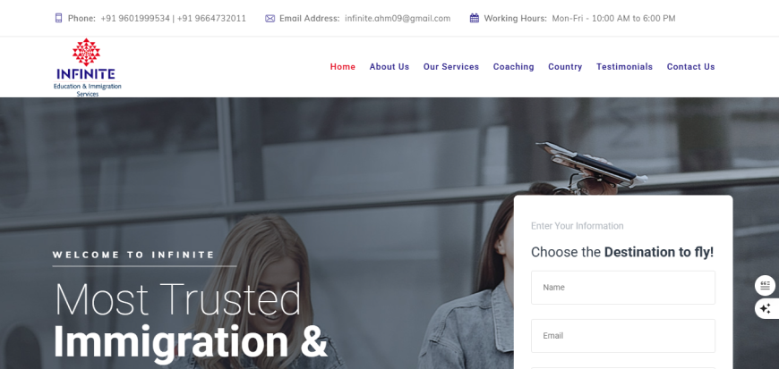 Infinite – Education and Immigration Services